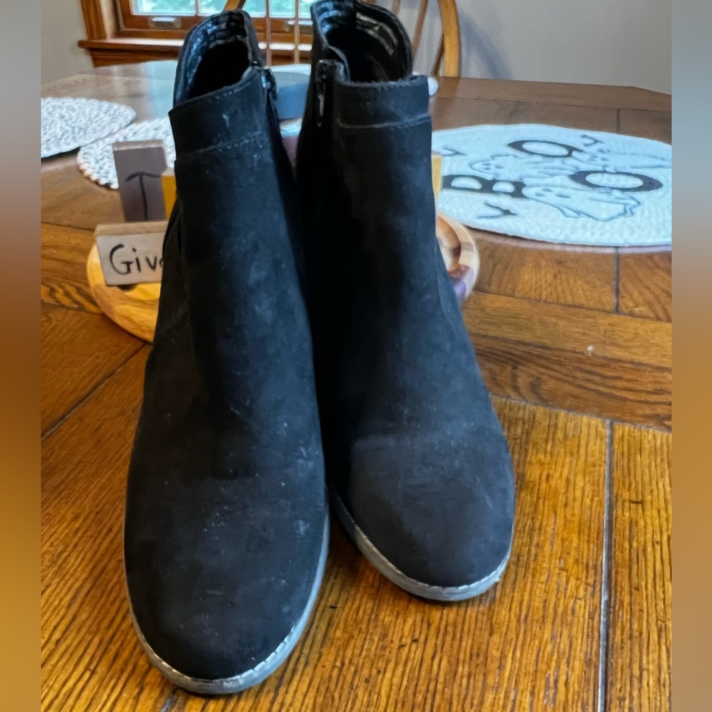 Madden NYC Womens Wedge Ankle Booties Black Size 10 - Picture 1 of 9